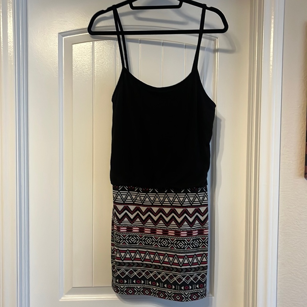 Mini, fun print dress